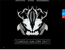 Tablet Screenshot of curiousgallerypdx.com